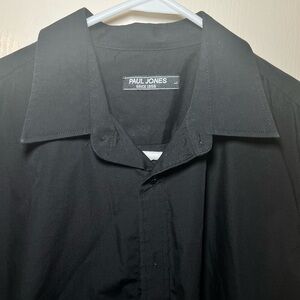 Paul jones men’s black button down